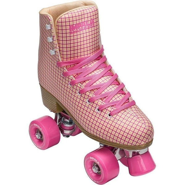 🔥Impala Pink Tartan Roller Skate Inlinex