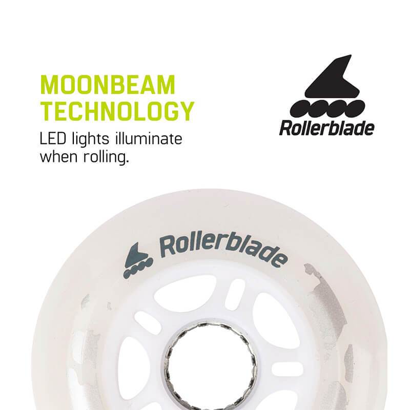 Rollerblade Moonbeams LED 80mm Wheels