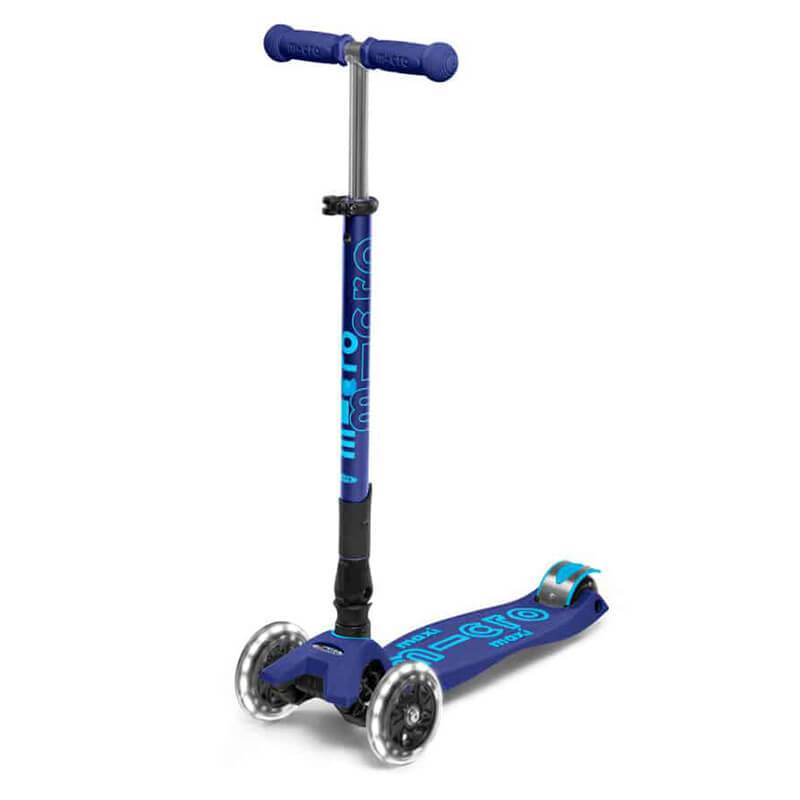 Micro Maxi Folding Deluxe LED Kids Scooter
