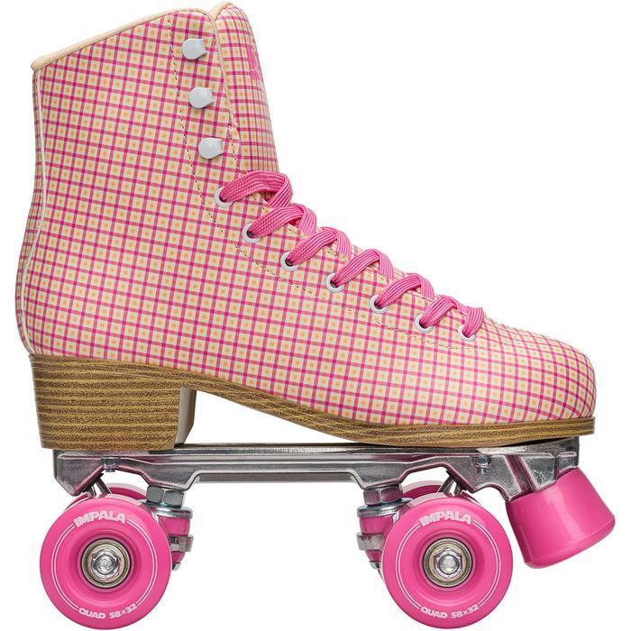 🔥🔥🔥Impala Pink Tartan Roller Skate – Inlinex