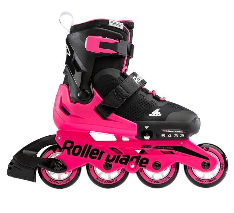Rollerblade Microblade Neon Pink Kids Skates