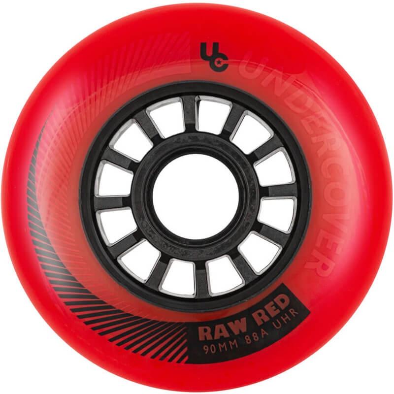 Undercover Raw 90mm Red Wheels