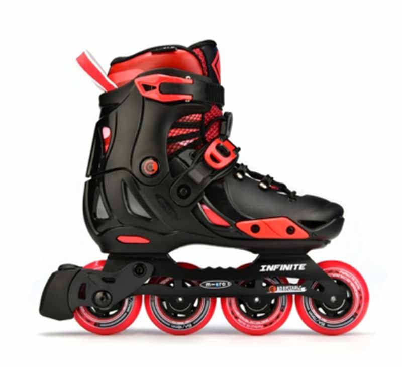 Micro Infinite Red Kids Skates