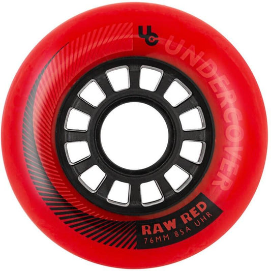 Undercover Raw 76mm Red Wheels