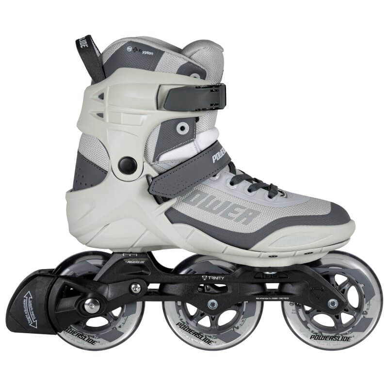 🔥Powerslide Phuzion Trinity Krypton Grey 100 Skates